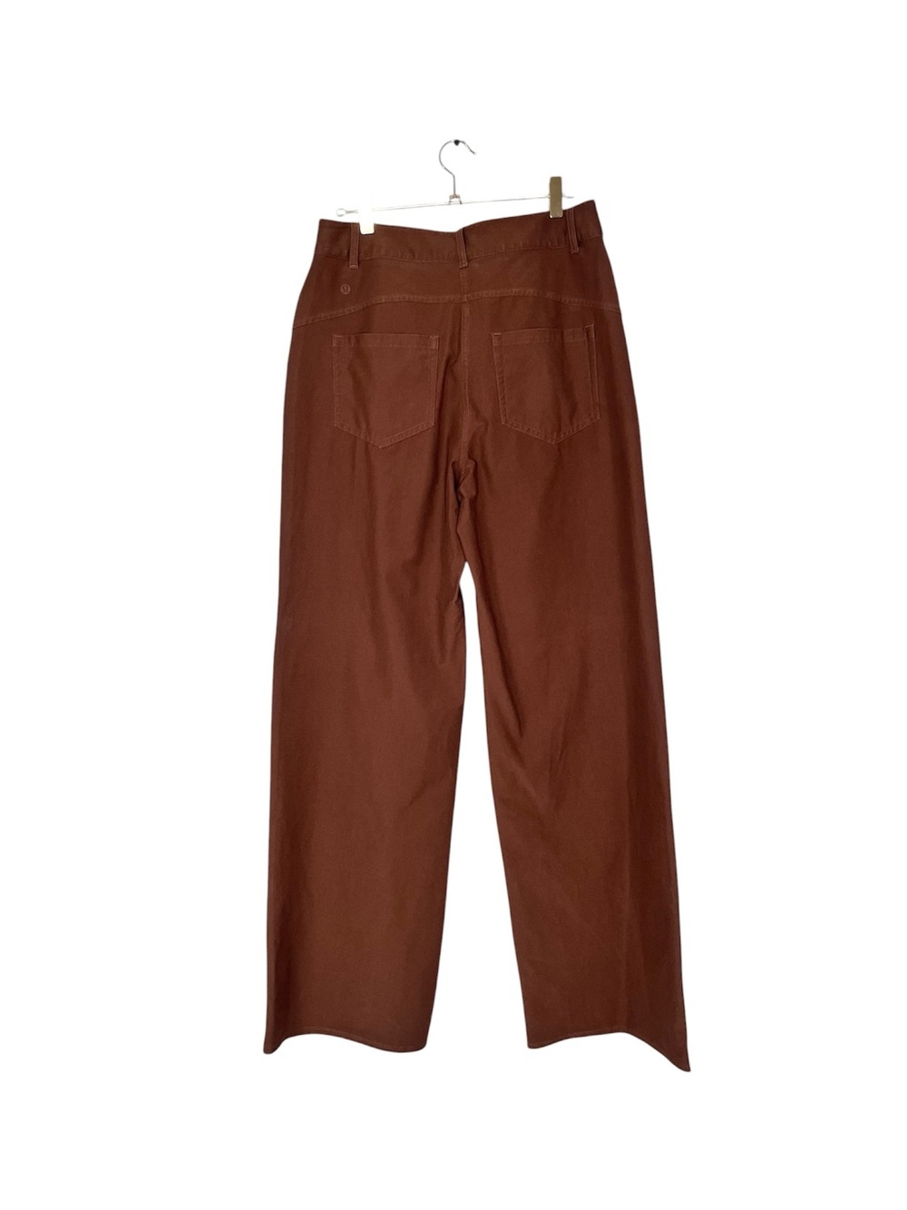 LULULEMON City Sleek 5 Pocket Wide Leg High Rise Pant Size 29 Roasted Brown - Picture 5 of 15